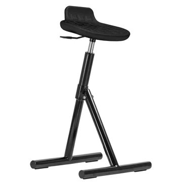 ÁLLÁSKÖNNYÍTŐ összecsukható speciális munkaszék, gázlifttel, teherbírás: 110 kg, garancia: 2 év