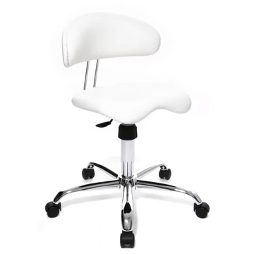 SITNESS 40E egészségügyi munkaszék Body-Balance-Tec® mechanikával, teherbírás: 110 kg, garancia: 3 év, fehér
