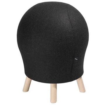 SITNESS 5 ALPINE labdaszék fa lábakkal, teherbírás: 110 kg, garancia: 3 év, fekete