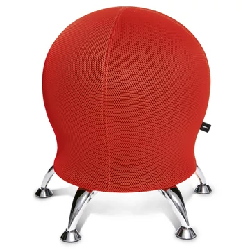 SITNESS 5 labdaszék fém lábakkal, beépített tornalabdával, pumpával, választható színben, teherbírás: 110 kg, garancia: 3 év, piros