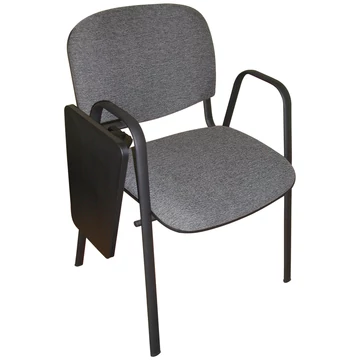 TAURUS TN MAXI + TA írótáblás tárgyalószék, teherbírás: 110 kg, garancia: 2 év, fekete-szürke