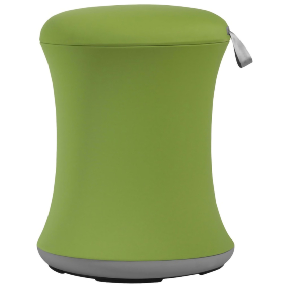 ACTIWORK balansz puff ülésmagasság állítással, félgömb alakú öntötthab szivacs ülőlappal, teherbírás: 110 kg, garancia: 1 év, zöld