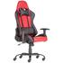 Kép 2/2 - ALPHA RACING gamer forgószék magas, teljesen hatra dönthető háttámlával, nyak- és deréktámasztó párnával, teherbírás: 110 kg, garancia: 2 év, piros-fekete