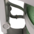 Kép 6/6 - MIRUS II prémium felső kategóriás ergonomikus forgószék minden egyes alkatrésze állítható, háttámlája hálós, ülőlapja hálós, 3D fejtámla, állítható puhaságú deréktámasz, 5D karfa, zöld háló, szürke váz
