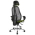 Kép 4/4 - SITNESS 45 prémium ergonomikus forgószék 3D ülésmozgással, Krómozott fém lábcsillaggal, teherbírás: 110 kg, garancia: 3 év, zöld-fekete
